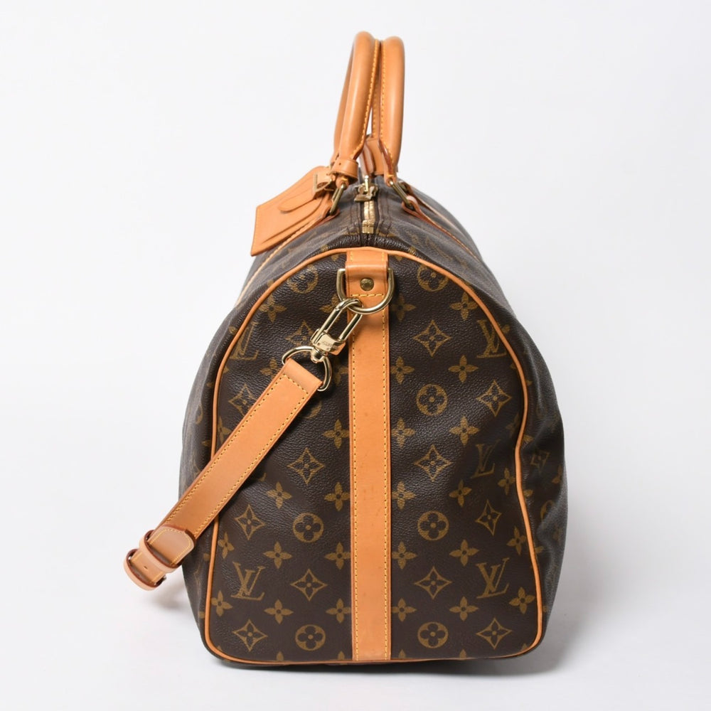 LOUIS VUITTON ルイヴィトン モノグラム キーポルバンドリエール50 ブラウン M41416 ボストンバッグ 美品 中古 4a006978
