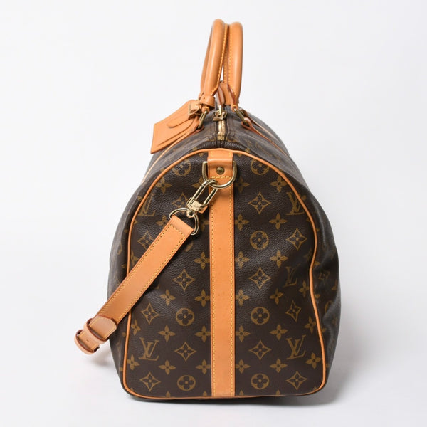 LOUIS VUITTON ルイヴィトン モノグラム キーポルバンドリエール50 ブラウン M41416 ボストンバッグ 美品 中古 4a006978