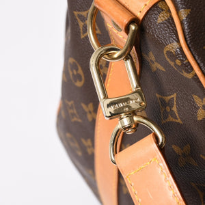 LOUIS VUITTON ルイヴィトン モノグラム キーポルバンドリエール50 ブラウン M41416 ボストンバッグ 美品 中古 4a006978