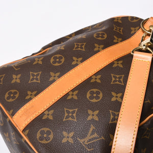 LOUIS VUITTON ルイヴィトン モノグラム キーポルバンドリエール50 ブラウン M41416 ボストンバッグ 美品 中古 4a006978
