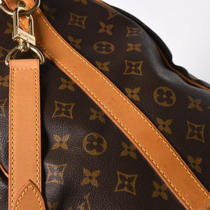 LOUIS VUITTON ルイヴィトン モノグラム キーポルバンドリエール50 ブラウン M41416 ボストンバッグ 美品 中古 4a006978