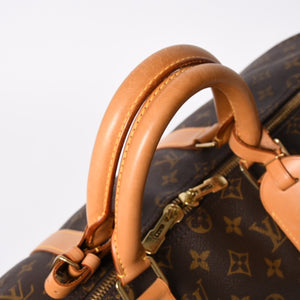 LOUIS VUITTON ルイヴィトン モノグラム キーポルバンドリエール50 ブラウン M41416 ボストンバッグ 美品 中古 4a006978
