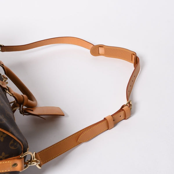 LOUIS VUITTON ルイヴィトン モノグラム キーポルバンドリエール50 ブラウン M41416 ボストンバッグ 美品 中古 4a006978