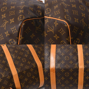 LOUIS VUITTON ルイヴィトン モノグラム キーポルバンドリエール50 ブラウン M41416 ボストンバッグ 美品 中古 4a006978