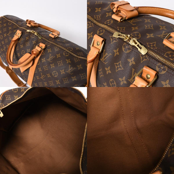 LOUIS VUITTON ルイヴィトン モノグラム キーポルバンドリエール50 ブラウン M41416 ボストンバッグ 美品 中古 4a006978
