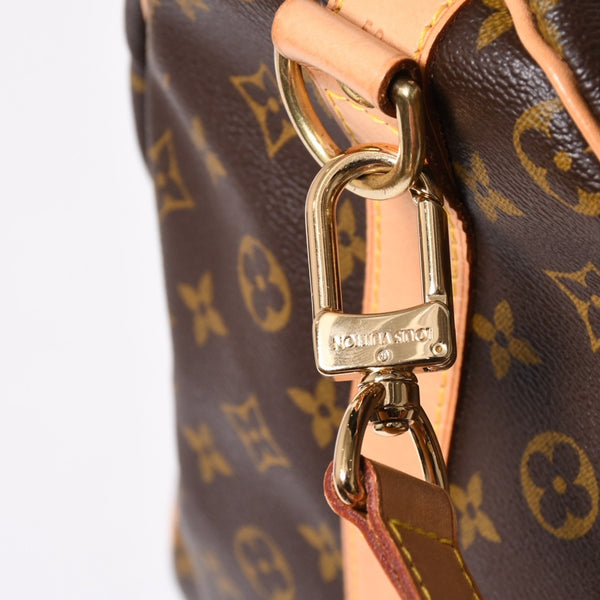 極美品 LOUIS VUITTON ルイヴィトン モノグラム キーポルバンドリエール50 ブラウン M41416 ボストンバッグ 中古 4a007000