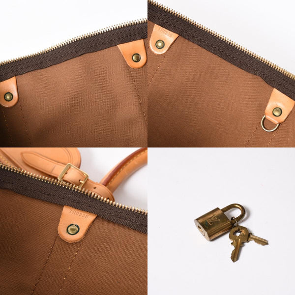LOUIS VUITTON ルイヴィトン モノグラム キーポルバンドリエール50 ブラウン M41416 ボストンバッグ 美品 中古 4a006978