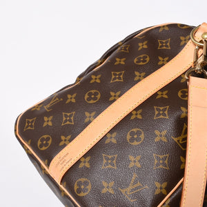 極美品 LOUIS VUITTON ルイヴィトン モノグラム キーポルバンドリエール50 ブラウン M41416 ボストンバッグ 中古 4a007000
