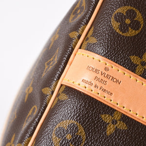 極美品 LOUIS VUITTON ルイヴィトン モノグラム キーポルバンドリエール50 ブラウン M41416 ボストンバッグ 中古 4a007000