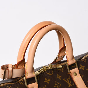 極美品 LOUIS VUITTON ルイヴィトン モノグラム キーポルバンドリエール50 ブラウン M41416 ボストンバッグ 中古 4a007000