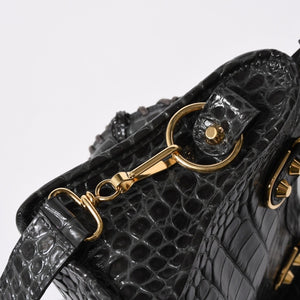 極美品 BALENCIAGA バレンシアガ クラシックメタルエッジシティ 2WAY ハンドバッグ ショルダーバッグ 390160 グレー ゴールド金具 中古 4a006968