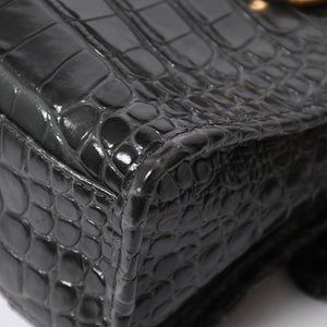 極美品 BALENCIAGA バレンシアガ クラシックメタルエッジシティ 2WAY ハンドバッグ ショルダーバッグ 390160 グレー ゴールド金具 中古 4a006968