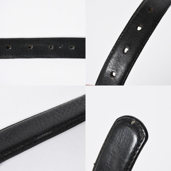 CHROME HEARTS クロムハーツ BUCKLE LRG HEART ハートバックル 1インチ レザーベルト サイズ30 スターリングシルバー 美品 中古 4a007010