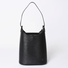 極美品 LOUIS VUITTON ルイヴィトン ヴェルソー ワンショルダーバッグ M52812 エピ レザー ブラック 中古 4a004844