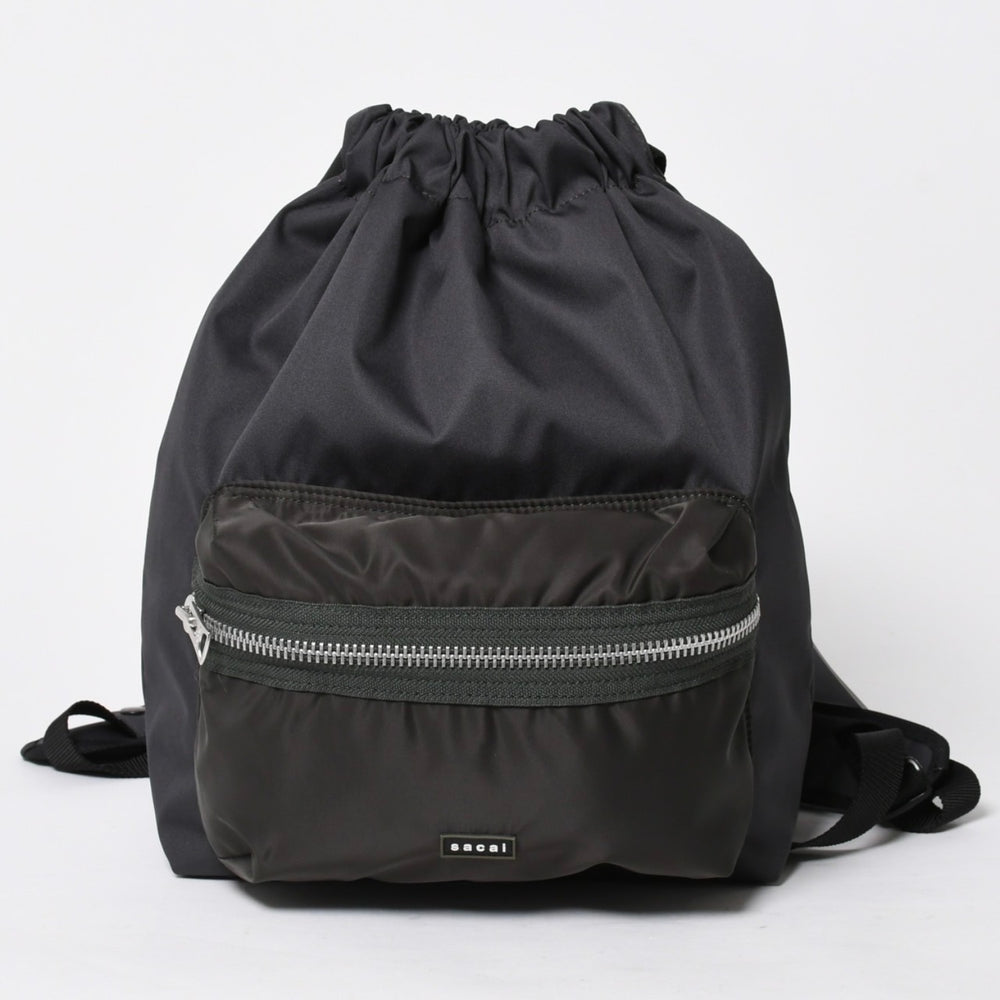 新品未使用 sacai サカイ Pocket Knapsack ポケット ナップサック リュック バックパック 26-01169S カーキ 中古 4a007473