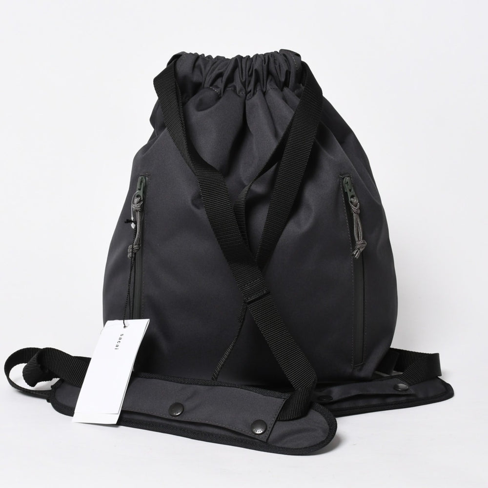 新品未使用 sacai サカイ Pocket Knapsack ポケット ナップサック リュック バックパック 26-01169S カーキ 中古 4a007473