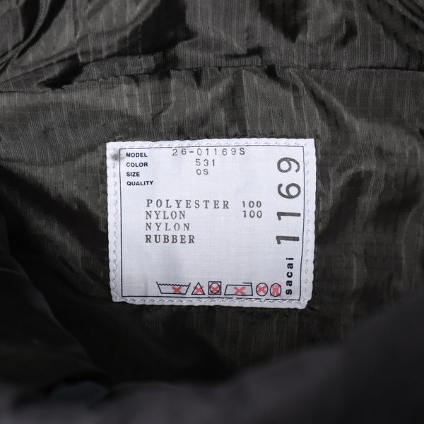 新品未使用 sacai サカイ Pocket Knapsack ポケット ナップサック リュック バックパック 26-01169S カーキ 中古 4a007473