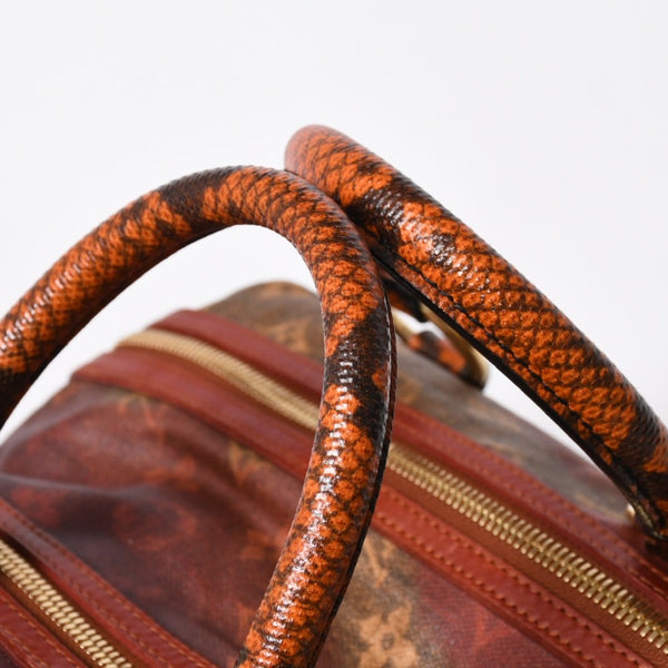 新品同様品 LOUIS VUITTON ルイヴィトン リチャードプリンス ジョークス マンクレイジー ハンドバッグ M95737 ルージュ ゴールド金具 中古 4a007547