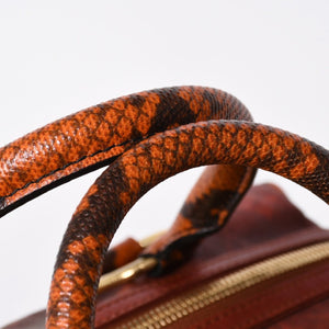 新品同様品 LOUIS VUITTON ルイヴィトン リチャードプリンス ジョークス マンクレイジー ハンドバッグ M95737 ルージュ ゴールド金具 中古 4a007547