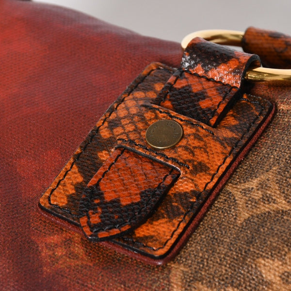 新品同様品 LOUIS VUITTON ルイヴィトン リチャードプリンス ジョークス マンクレイジー ハンドバッグ M95737 ルージュ ゴールド金具 中古 4a007547