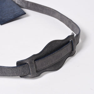 BALENCIAGA バレンシアガ Classic Velo クラシック ヴェロ 2WAYバッグ 235216 ヴィンテージレザー ネイビー ガンメタ金具 良品 中古 4a007014