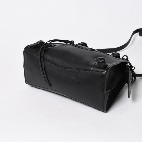 極美品 BALENCIAGA バレンシアガ 2WAY ハンドバッグ ショルダーバッグ ネオ クラシック シティXS 696495 ブラック シルバー金具 中古 4a007018