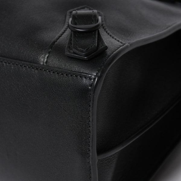 極美品 BALENCIAGA バレンシアガ 2WAY ハンドバッグ ショルダーバッグ ネオ クラシック シティXS 696495 ブラック シルバー金具 中古 4a007018