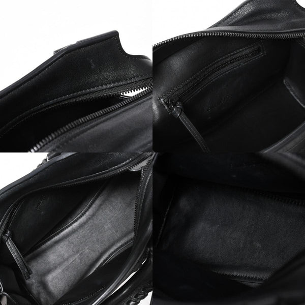 極美品 BALENCIAGA バレンシアガ 2WAY ハンドバッグ ショルダーバッグ ネオ クラシック シティXS 696495 ブラック シルバー金具 中古 4a007018