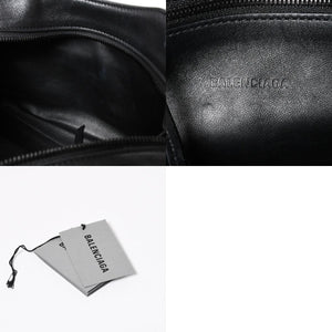 極美品 BALENCIAGA バレンシアガ 2WAY ハンドバッグ ショルダーバッグ ネオ クラシック シティXS 696495 ブラック シルバー金具 中古 4a007018