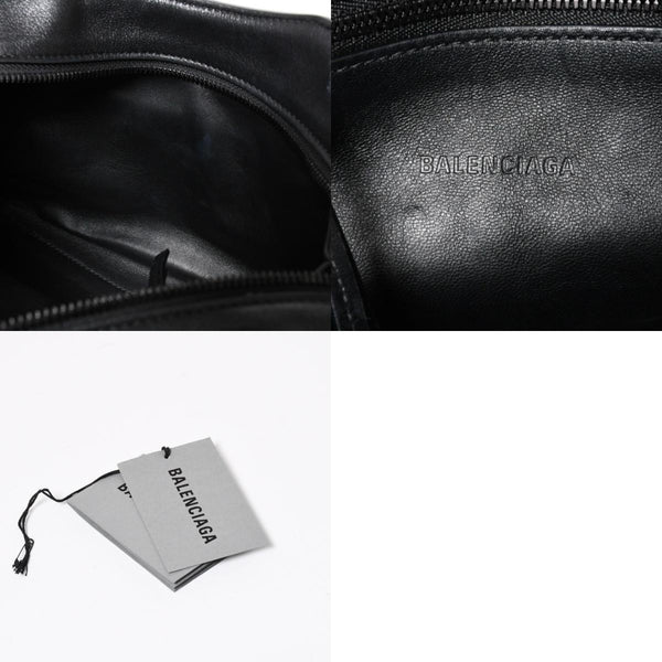 極美品 BALENCIAGA バレンシアガ 2WAY ハンドバッグ ショルダーバッグ ネオ クラシック シティXS 696495 ブラック シルバー金具 中古 4a007018