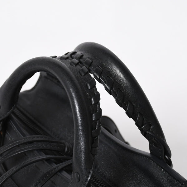 極美品 BALENCIAGA バレンシアガ 2WAY ハンドバッグ ショルダーバッグ ネオ クラシック シティXS 696495 ブラック シルバー金具 中古 4a007018