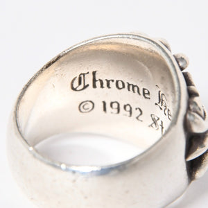 CHROME HEARTS クロムハーツ キーパーリング サイズ20号 重量約22.31g 指輪 フローラル アラベスク模様 アクセサリー シルバー925 美品 中古 4a007035