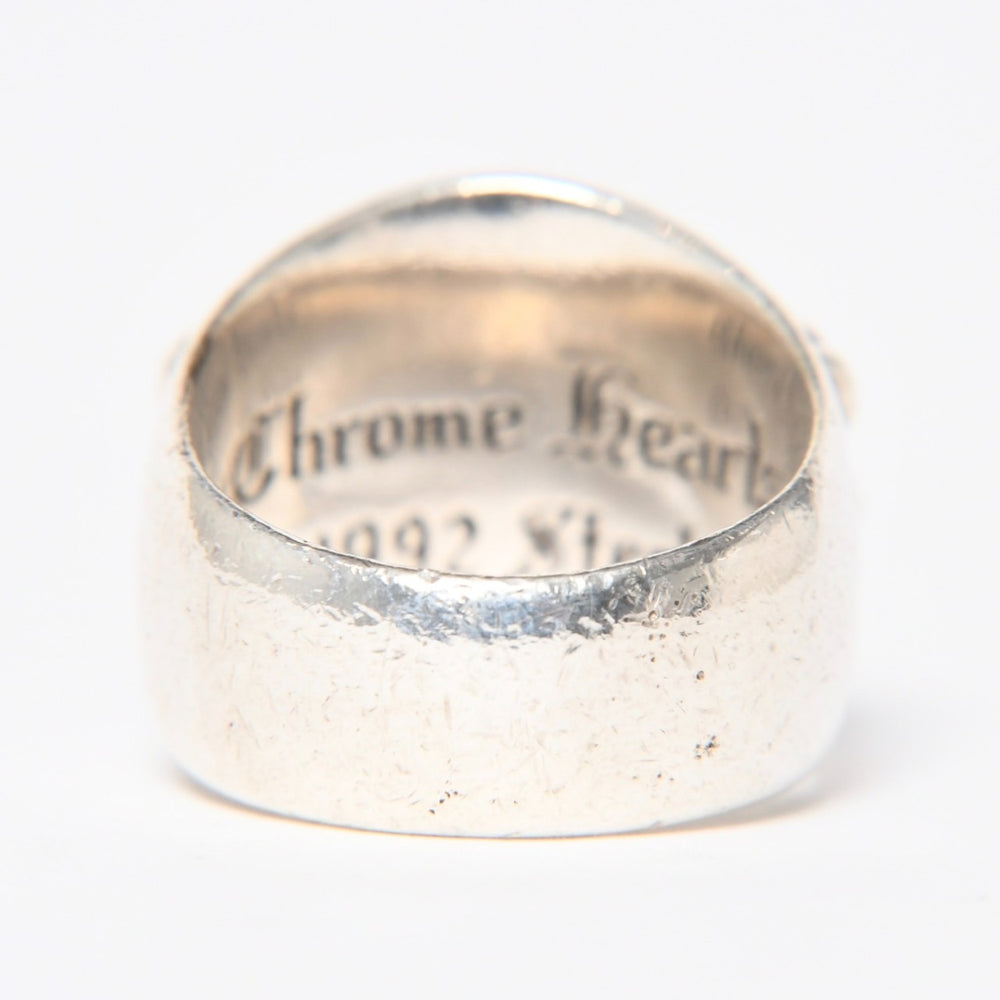 CHROME HEARTS クロムハーツ キーパーリング サイズ20号 重量約22.31g 指輪 フローラル アラベスク模様 アクセサリー シルバー925 美品 中古 4a007035