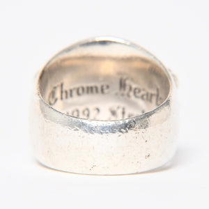 CHROME HEARTS クロムハーツ キーパーリング サイズ20号 重量約22.31g 指輪 フローラル アラベスク模様 アクセサリー シルバー925 美品 中古 4a007035