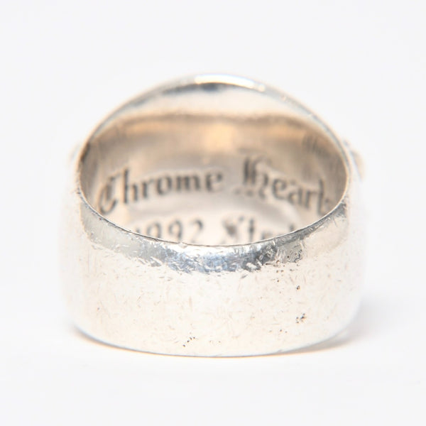 CHROME HEARTS クロムハーツ キーパーリング サイズ20号 重量約22.31g 指輪 フローラル アラベスク模様 アクセサリー シルバー925 美品 中古 4a007035