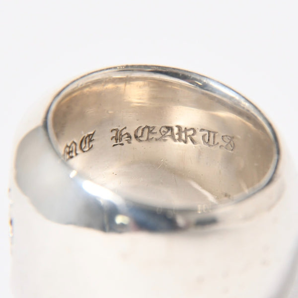 CHROME HEARTS クロムハーツ クラシック オーバルスター リング サイズ18.5号 重量約40.84号 指輪 ダビデスター アラベスク アクセサリー シルバー925 美品 中古 4a007045