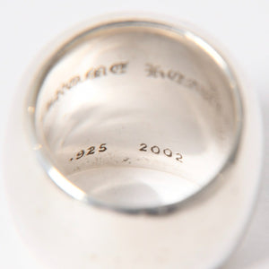 CHROME HEARTS クロムハーツ クラシック オーバルスター リング サイズ18.5号 重量約40.84号 指輪 ダビデスター アラベスク アクセサリー シルバー925 美品 中古 4a007045