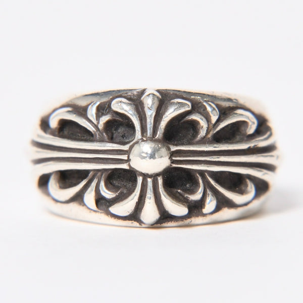 CHROME HEARTS クロムハーツ フローラルクロス リング サイズ16.5号 重量約17.20g 指輪 フローラル クロス アクセサリー シルバー925 美品 中古 4a007040