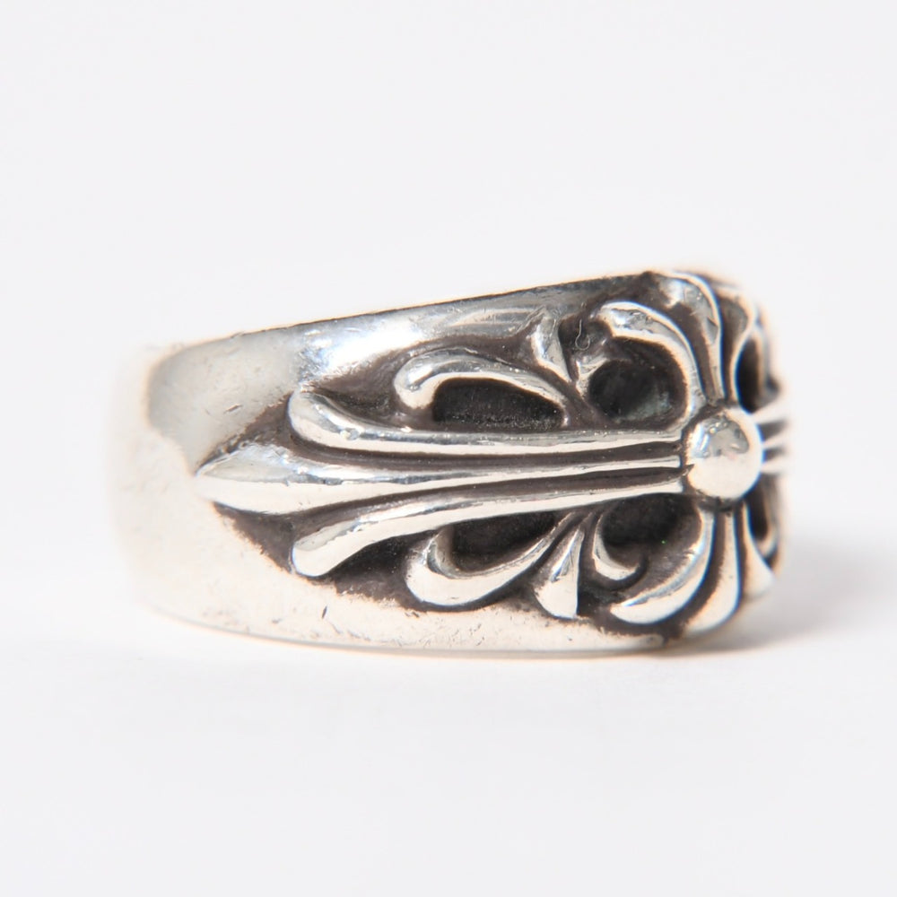 CHROME HEARTS クロムハーツ フローラルクロス リング サイズ16.5号 重量約17.20g 指輪 フローラル クロス アクセサリー シルバー925 美品 中古 4a007040