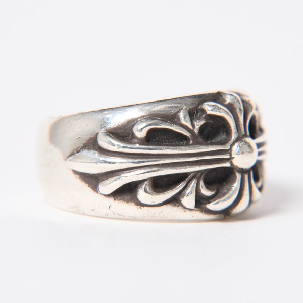 CHROME HEARTS クロムハーツ フローラルクロス リング サイズ16.5号 重量約17.20g 指輪 フローラル クロス アクセサリー シルバー925 美品 中古 4a007040