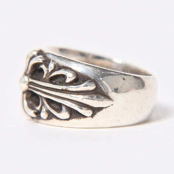 CHROME HEARTS クロムハーツ フローラルクロス リング サイズ16.5号 重量約17.20g 指輪 フローラル クロス アクセサリー シルバー925 美品 中古 4a007040