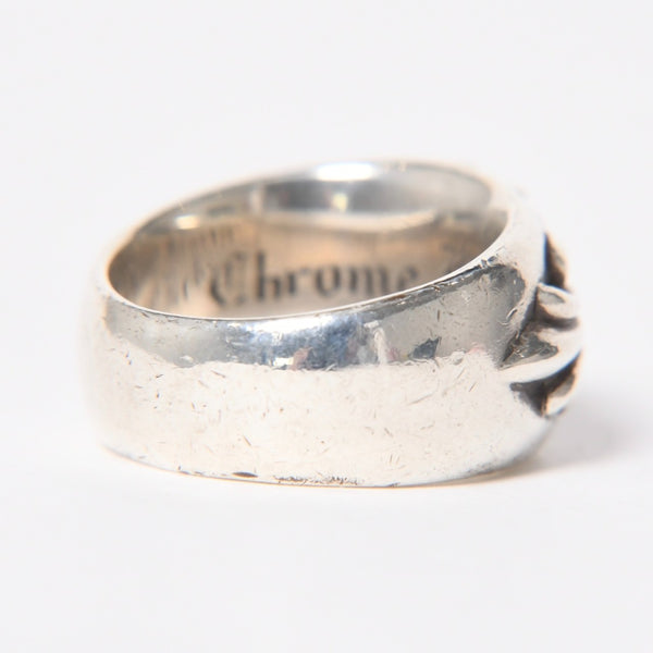 CHROME HEARTS クロムハーツ フローラルクロス リング サイズ16.5号 重量約17.20g 指輪 フローラル クロス アクセサリー シルバー925 美品 中古 4a007040
