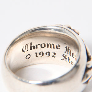 CHROME HEARTS クロムハーツ フローラルクロス リング サイズ16.5号 重量約17.20g 指輪 フローラル クロス アクセサリー シルバー925 美品 中古 4a007040
