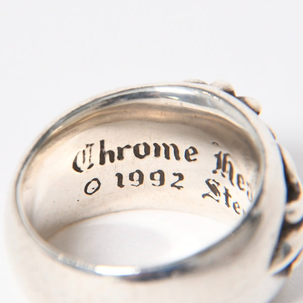 CHROME HEARTS クロムハーツ フローラルクロス リング サイズ16.5号 重量約17.20g 指輪 フローラル クロス アクセサリー シルバー925 美品 中古 4a007040