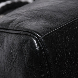 極美品 BALENCIAGA バレンシアガ ル カゴール Le Cagole ダッフルバッグ ミディアム 743383 ブラック 2WAY シルバー金具 美品 中古 4a006924