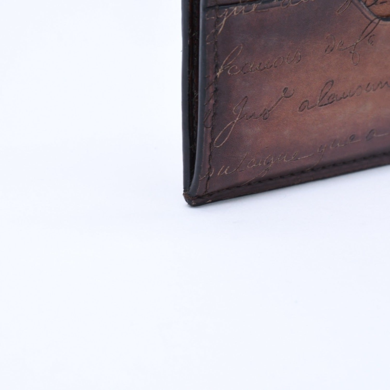 BERLUTI ベルルッティ コアロジック スクリットレザー ジップ カード