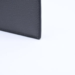 New and unused VALEXTRA fragment case SGNL0009028LOCCP99 dark gray zipped card holder calfskin used 4a007903