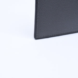 New and unused VALEXTRA fragment case SGNL0009028LOCCP99 dark gray zipped card holder calfskin used 4a007903