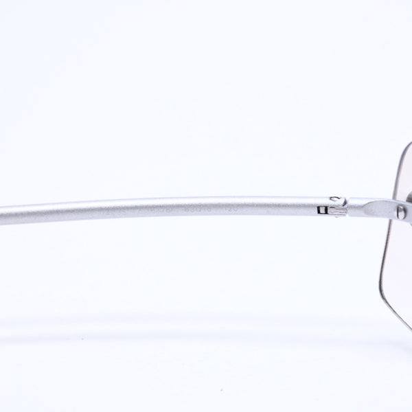 極美品 CHANEL シャネル リムレス サングラス アイウェア 4035 c.167/6I サイズ63□16 120 ココマーク シルバー グレー 中古 4a008250