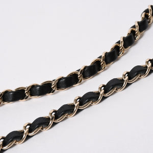 CHANEL シャネル ミニマトラッセ16 Sフラップ Sチェーンショルダーバッグ 31番台 ココマーク ラムスキン ブラック 中古 4a007109